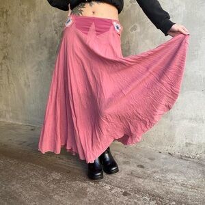 Vintage y2k Pink Fairycore Skirt